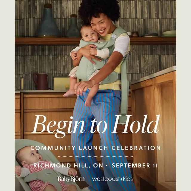 Begin to Hold with BabyBjörn at West Coast Kids