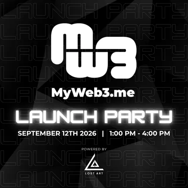 MyWeb3 - Launch Party