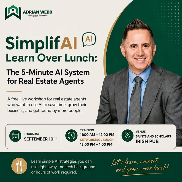 SimplifAI Learn Over Lunch: The 5-Minute AI System for Real Estate Agents