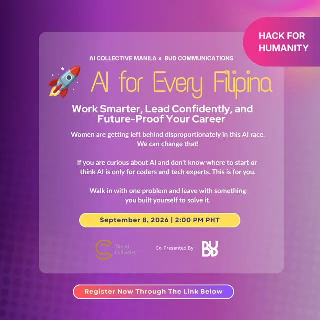The AI Collective Manila x Bud Hack for Humanity