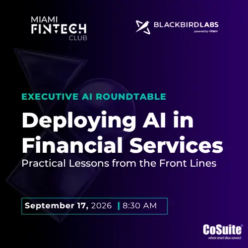 Executive Breakfast: Deploying AI in Financial Services