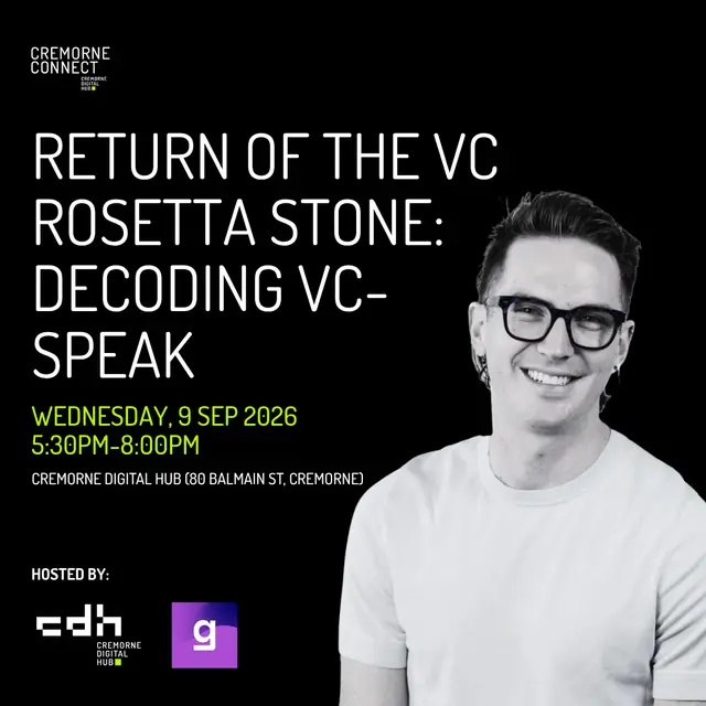 Cremorne Connect: Return of the VC Rosetta Stone: Decoding VC-Speak