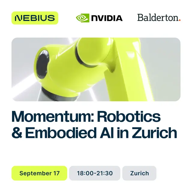 Momentum: Robotics & Embodied AI in Zurich