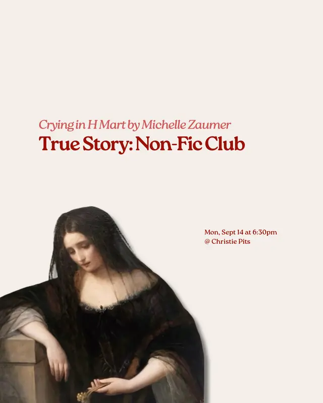 True Story Non-Fic Club: Crying in H Mart by Michelle Zaumer