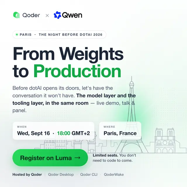 Qoder Paris Night: From Weights to Production