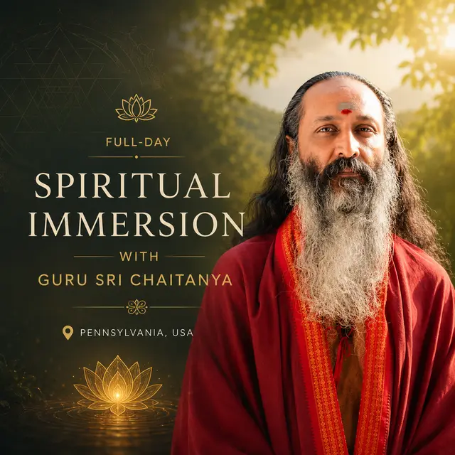 Full-Day Spiritual Immersion with Guru Sri Chaitanya | Pennsylvania