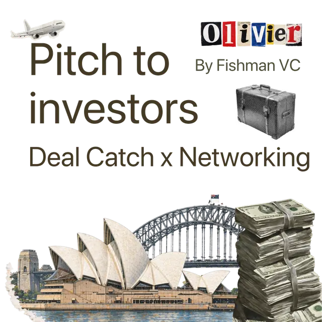 Deal Catch: Networking & Pitch in Sydney