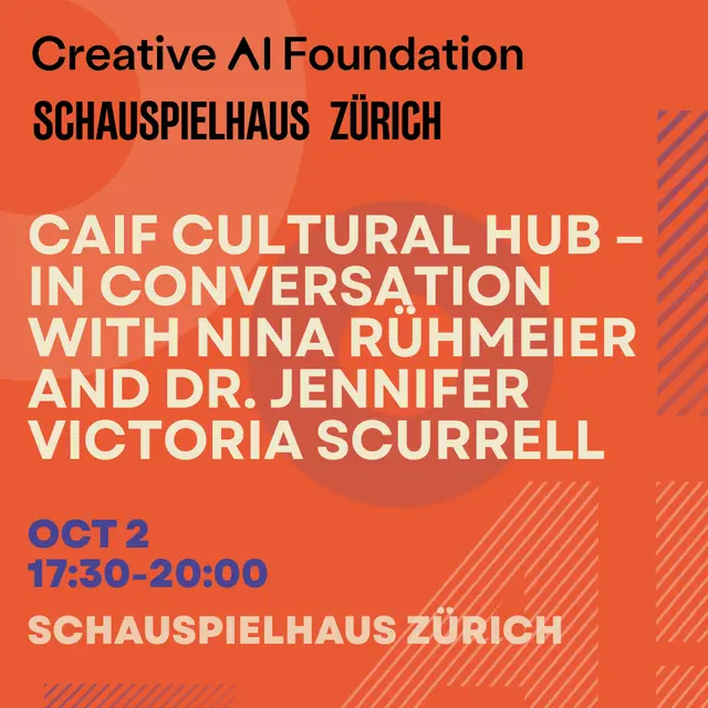 CAIF Cultural Hub – in Conversation with Nina Rühmeier and Dr. Jennifer Victoria Scurrell (English Session)