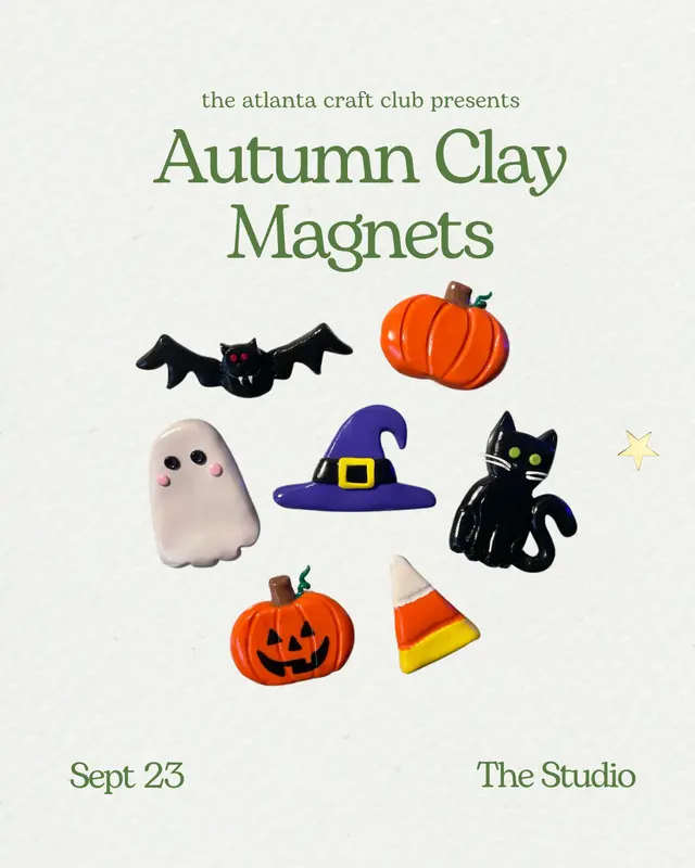Autumn Clay Magnets