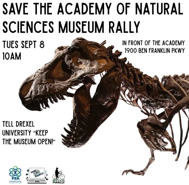 Save The Academy of Natural Sciences Museum Rally
