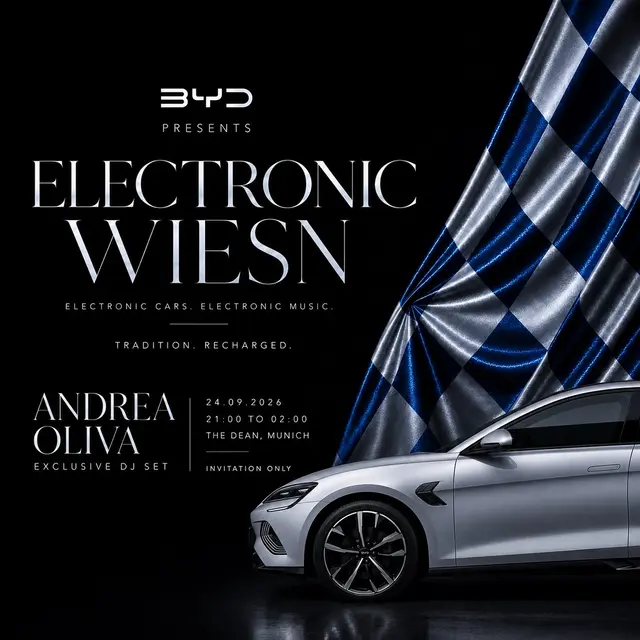 BYD ELECTRONIC WIESN PRESENTS: ANDREA OLIVA