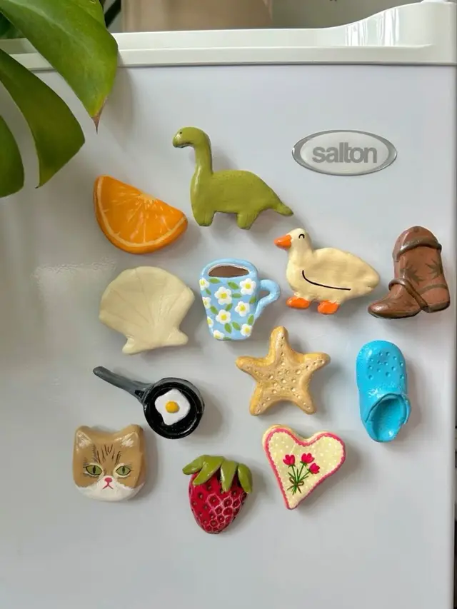 clay club: clay magnets