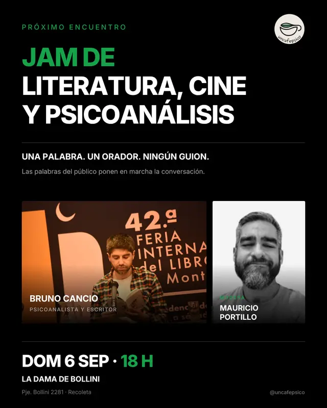 Jam de Literatura, Cine y Psicoanálisis