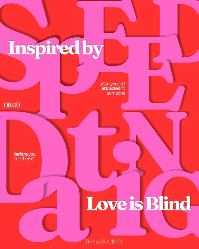 A dating experiment inspired by Love Is Blind