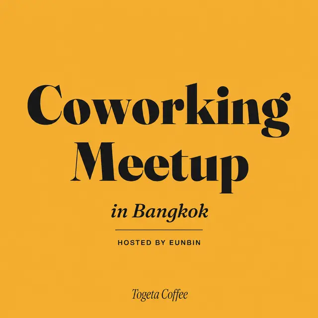 ☕ Getting Things Done — Focus Coworking Meetup in Bangkok