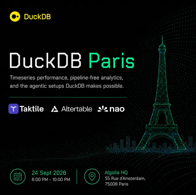 DuckDB - Paris Meetup