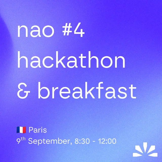 nao hackathon & breakfast Paris #4