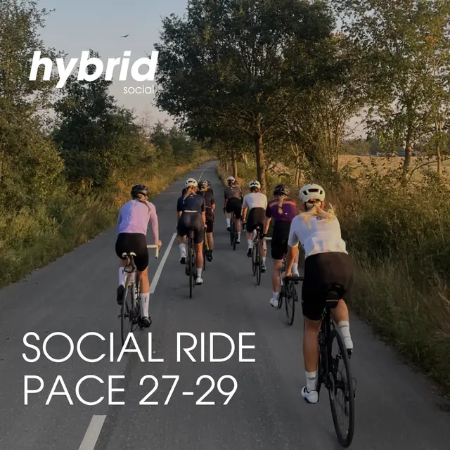 Hybrid Social x ÅBEN (Social+ Ride — Pace 27-29) Post ride beers