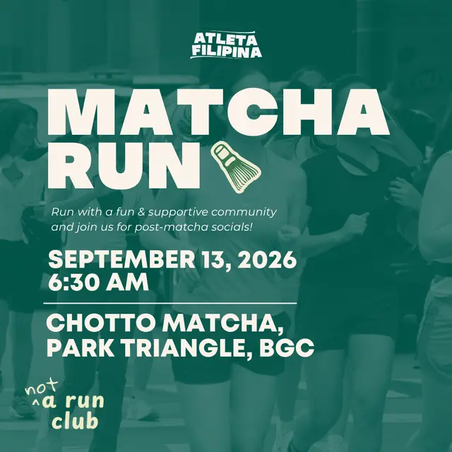 Atleta Filipina x Not A Run Club Matcha Run