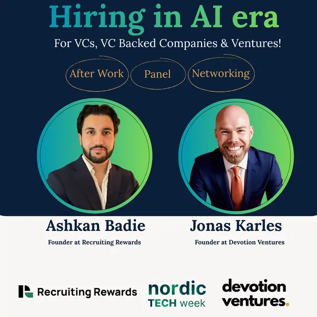 Hiring in AI era (For VCs, VC backed companies & Ventures)