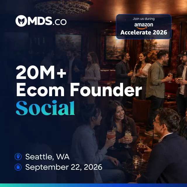 MDS 20M+ Ecom Founder Social at Accelerate 2026