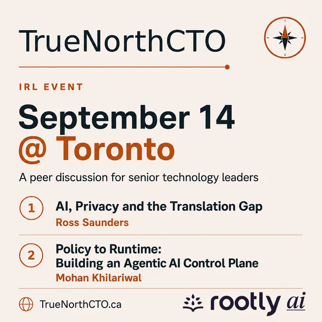 September 2026 TrueNorthCTO @ Rootly (Toronto)