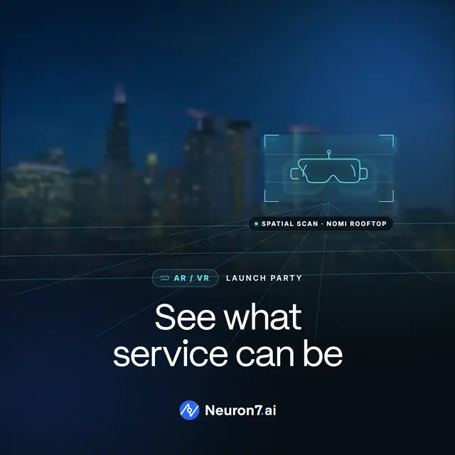 Neuron7 AR/VR Launch Party at NoMI Rooftop Garden
