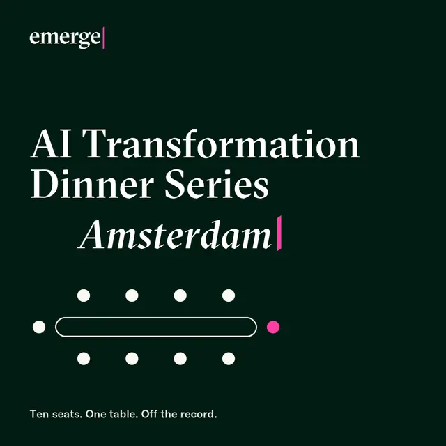 AI Transformation Dinner Series - Amsterdam Edition
