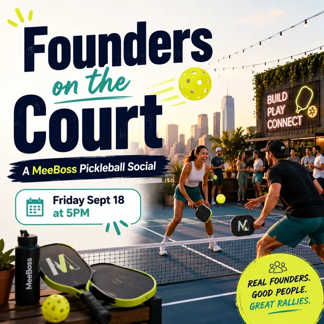 Founders on the Court: A MeeBoss Pickleball Social