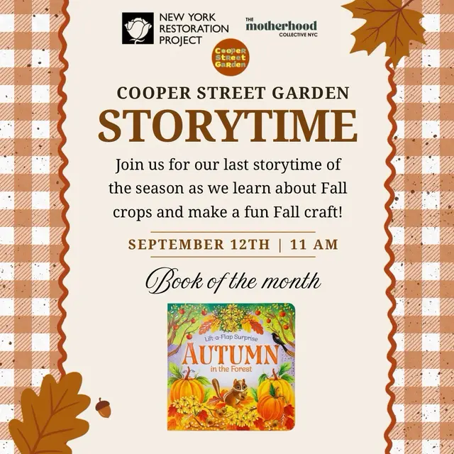 Kids Story Time at Cooper Street Garden