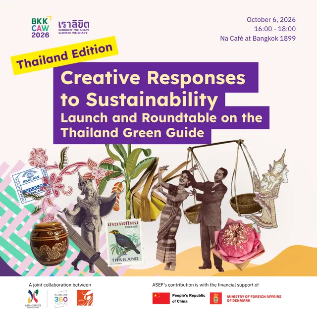 Creative Responses to Sustainability: Launch & Roundtable on the Thailand Green Guide