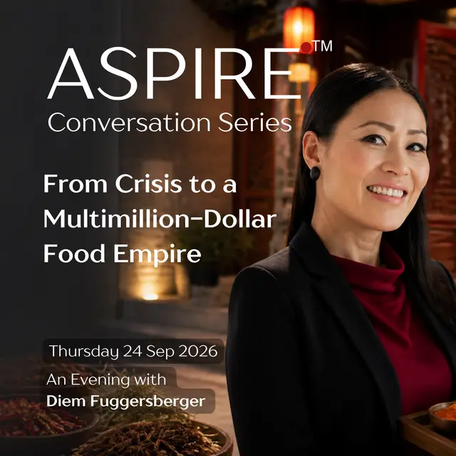 ASPIRE Conversation & Networking Event: From Crisis to a Multimillion-Dollar Food Empire