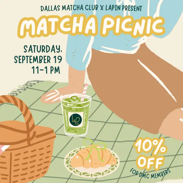 Matcha Picnic at Lapin