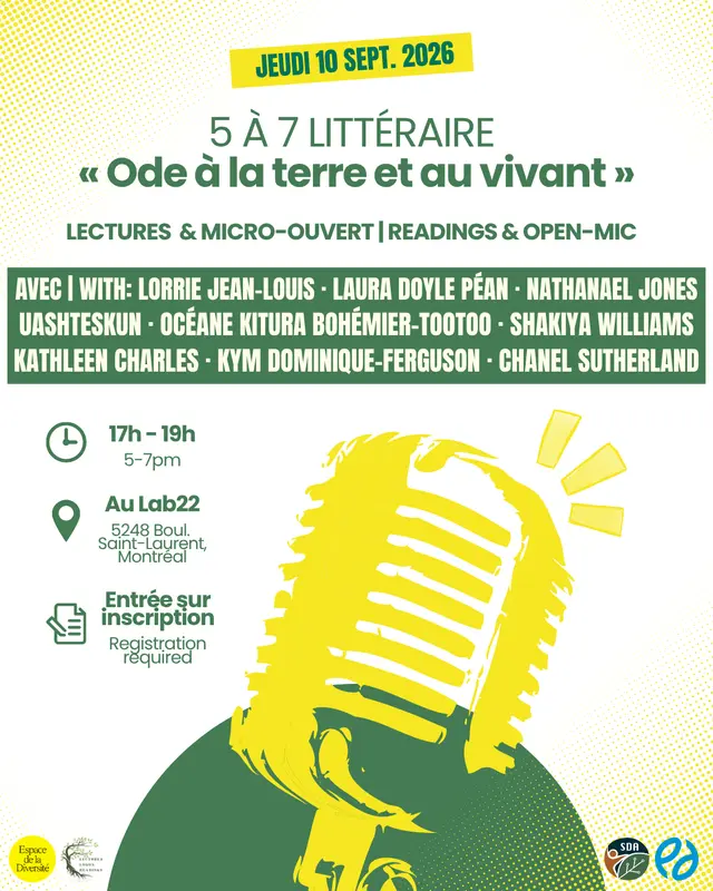Ode à la terre et au vivant: une soirée de lectures et de partage