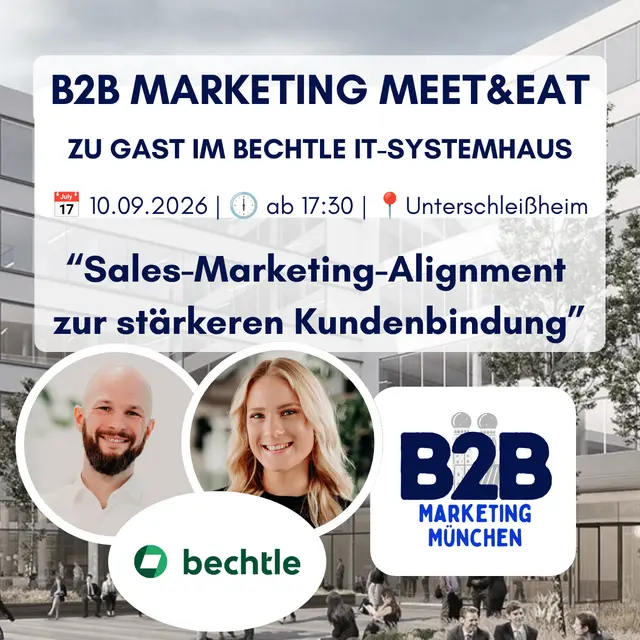 B2B Marketing Meet&Eat vor Ort