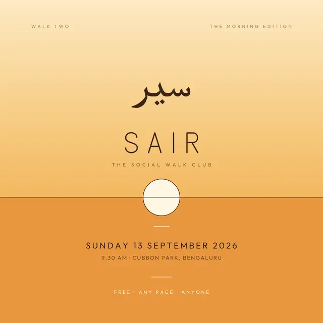 Sair Club | Walk Two at Cubbon Park