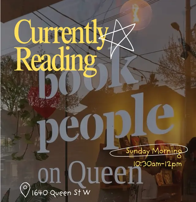 Currently Reading - a Sunday morning mid-book club at Book People