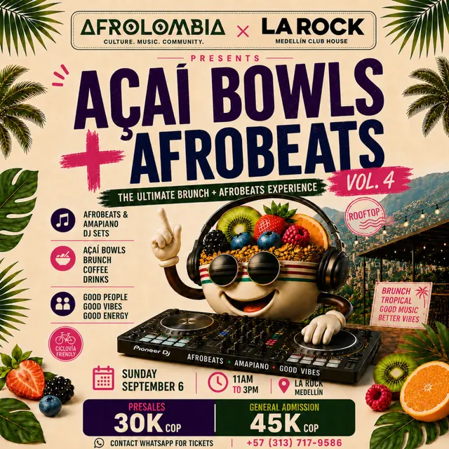 Açaí Bowls + Afrobeats Vol. 4 🌴🥥🎶