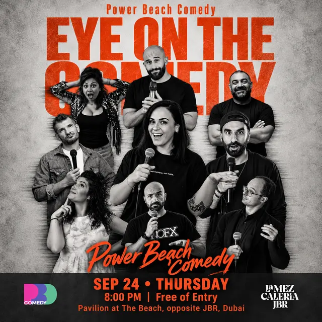 Power Beach Comedy: Eye on the Comedy — Curated Comedy Night in JBR
