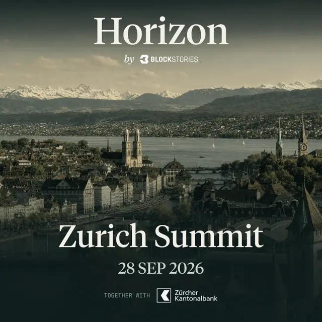 Blockstories Horizon 2026: Zurich Summit 🇨🇭