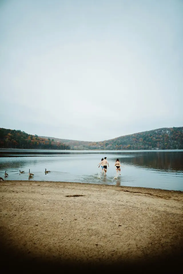 Take the Plunge! Cold water & new friends