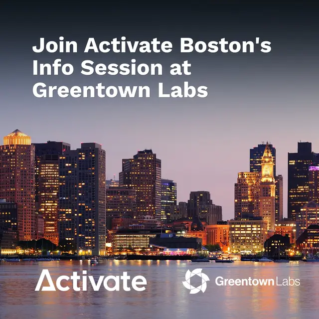 Activate Info Session: Support for Science Entrepreneurs