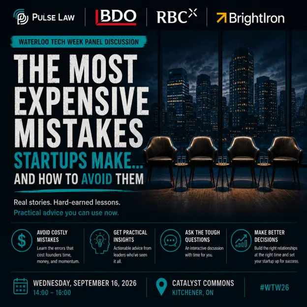 Panel Discussion with Pulse Law, RBCx, BDO and BrightIron