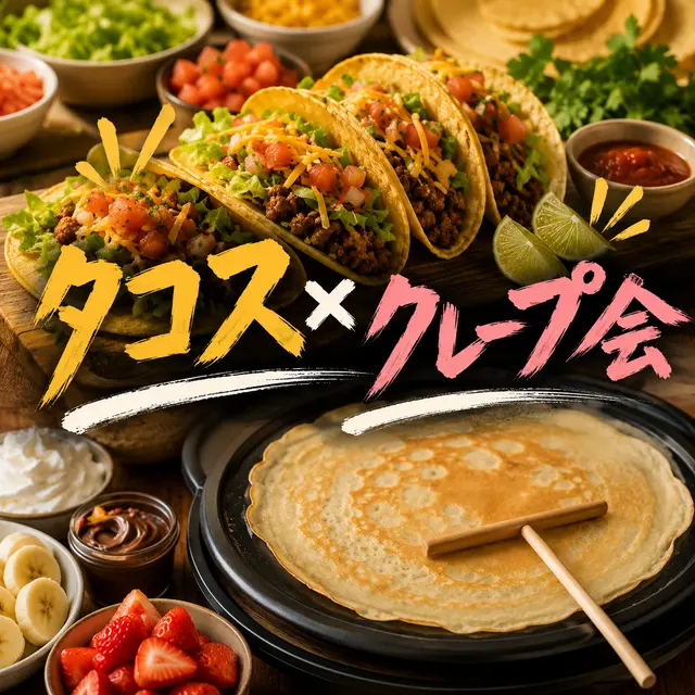 タコス×クレープ会