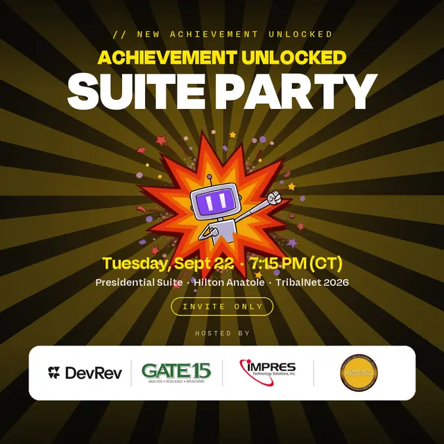 Achievement Unlocked: Suite Party @ TribalNet 2026