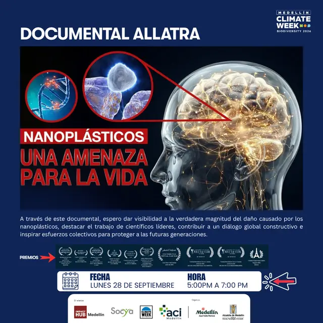 CINE -FORO. Documental: "Nanoplásticos. Una Amenaza Para la Vida"