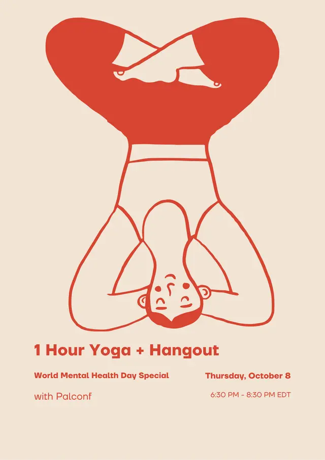1 Hour Yoga + Hangout: World Mental Health Day Special with Palconf