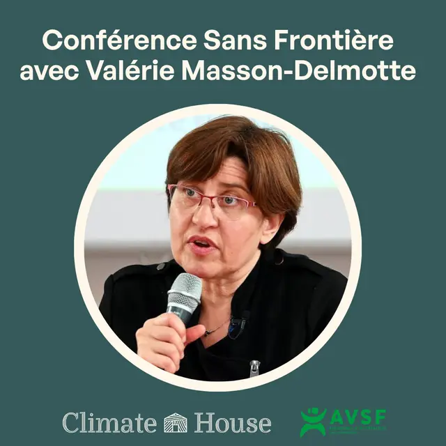 Conférence Sans Frontière avec Valérie Masson-Delmotte
