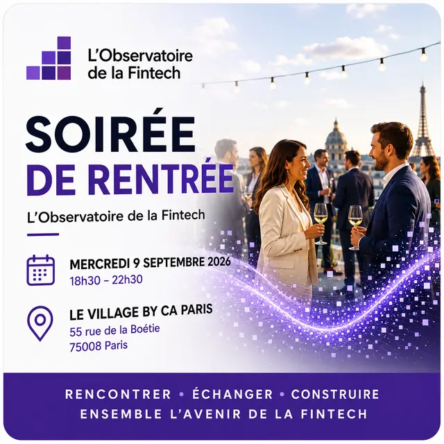 Soirée de rentrée de L'Observatoire de la Fintech