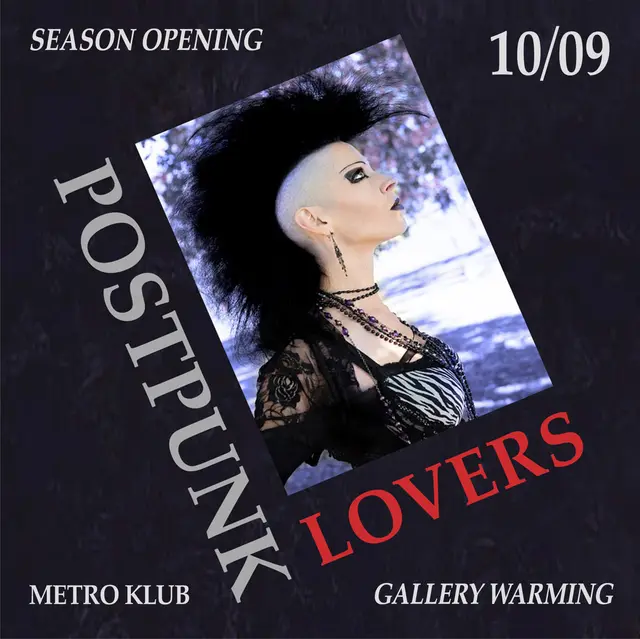 Postpunk Lovers / MetroKlub / Vol. 30. / Season Opening